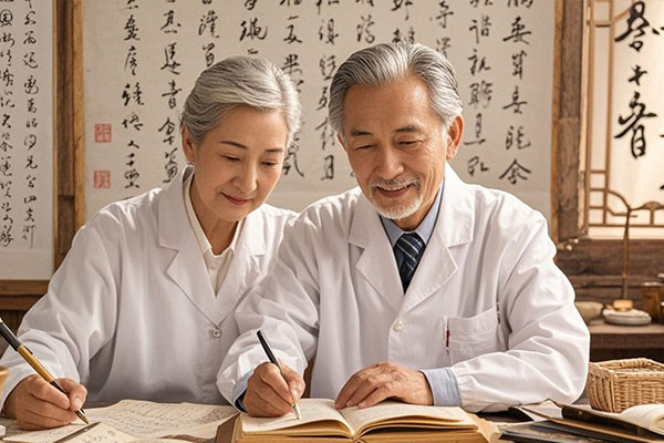 50岁以上的中医师承学习者在学习.jpg