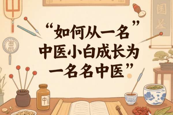 如何从一名中医小白成长为一名名中医
