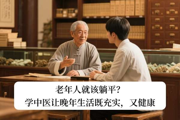 老年人就该躺平?学中医让晚年生活既充实,又健康