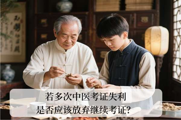 若多次中医考证失利，是否应该放弃继续考证？.jpg