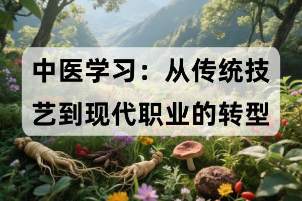 中医学习:从传统技艺到现代职业的转型